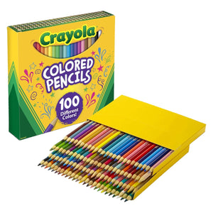 Crayola,100 Pencils, Multi-Colour - 01350419