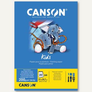 CANSON PAD CANPEINTURE 20S A4 200G-C400015588-07021959