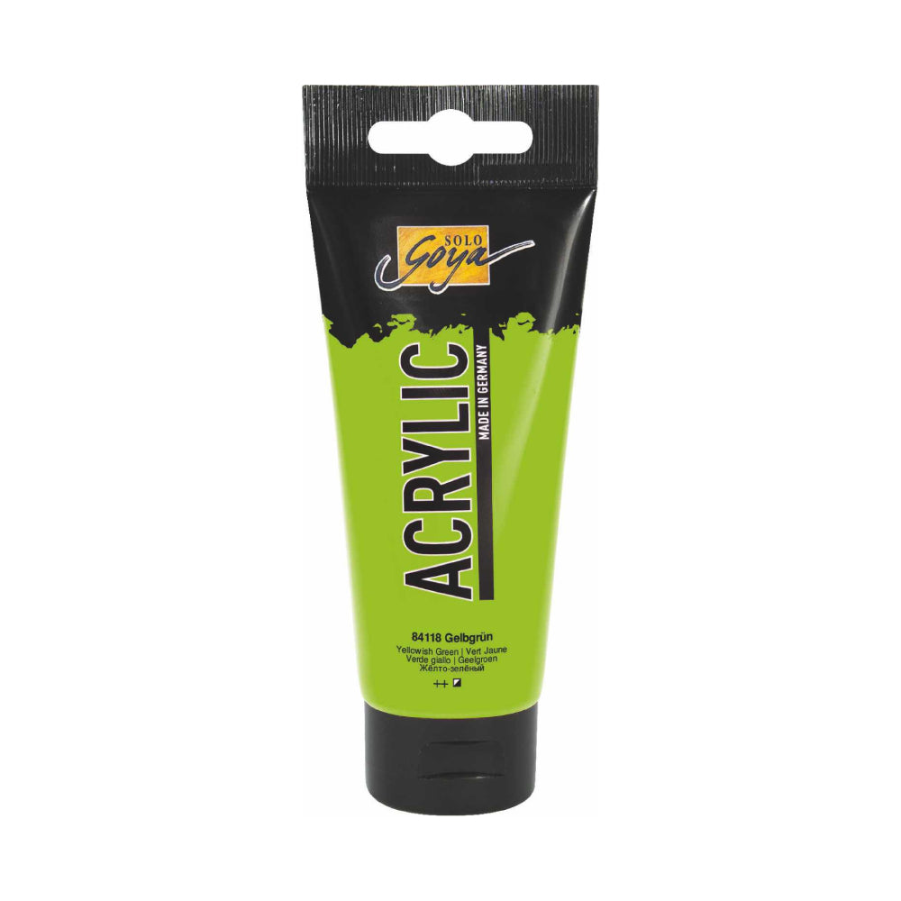 Solo Goya- Acrylic Paint-100ml Tube- Yellowish Green- 52501334