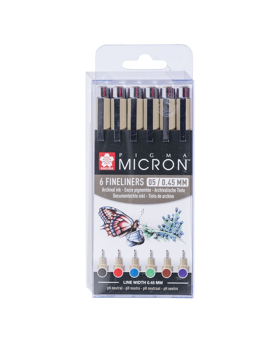 Sakura PIGMA MICRON 05 BASIC SET 6-02130692