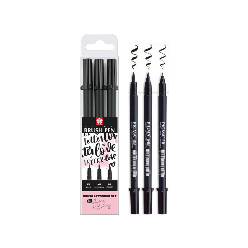 Sakura PIGMA BRUSHPEN HANDLET SET 3-02130682