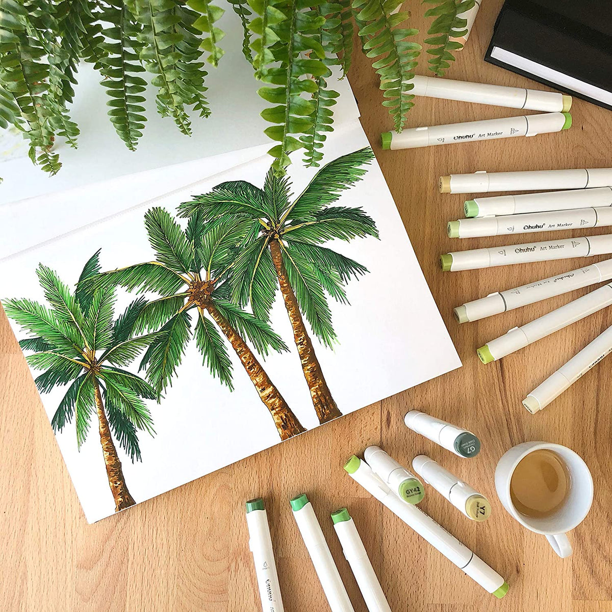 أوهوهو، سكيتش بوك فني - 78 ورقة - (210 مم × 297 مم) - 200 جم / م 2 - 01080001