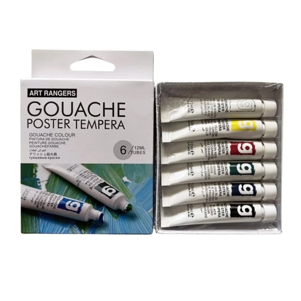 Art Ranger -gouache color set 12ml*6colors-EG0612C-17330285