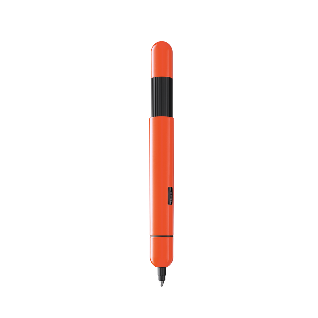 lamy pico ball pen laser orange medium black ink-19060145