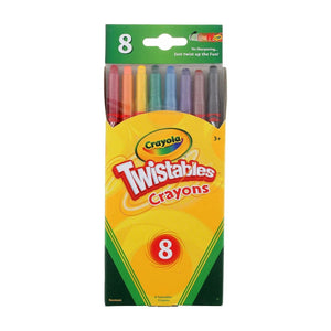 Crayola, Twistable Crayons Assorted Colors 8 colors - 01210037