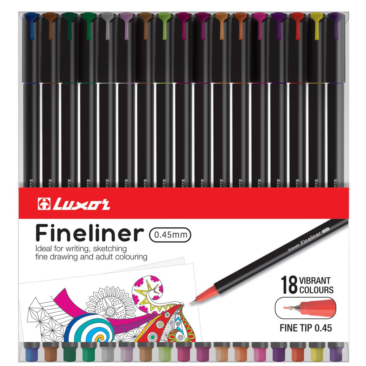 لوكسور- فاينلاينر نيو-18 ألوان متنوعة - 01500110