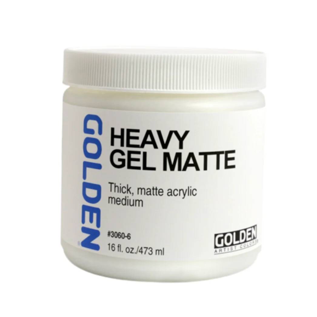 Golden - Acrylic Mediums - 473ml - Heavy Gel Matte- 01360210