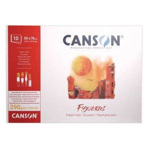 Canson Figueras Canvas Paper Pads 10 Sheets - 50X70 - 290gsm -07021853