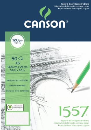 CANSON PAD CAN1557 50S A5 CROQ 120G- C204127407-07021901