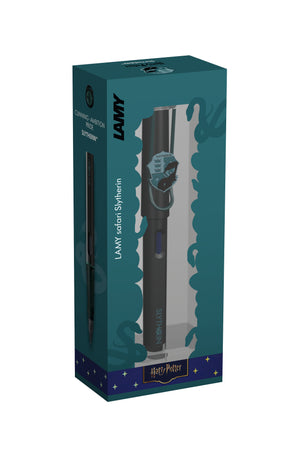 Lamy Harry Potter Safari Fountain Pen Slytherin Medium - blue ink - 19060172