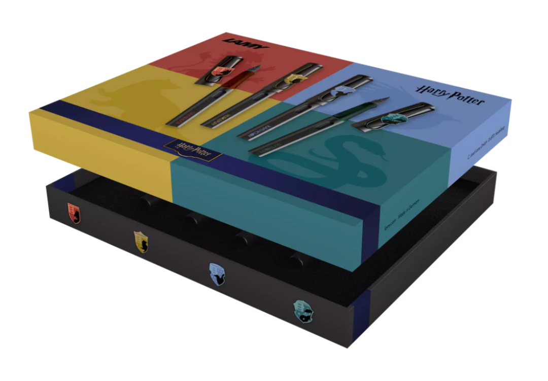 Lamy Harry Potter Safari Fountain Pen All houses Medium - Blue ink - 19060174