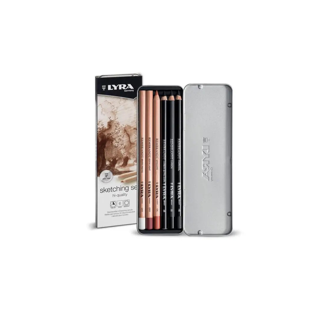 LYRA REMBR SKETCHING SET TIN BOX 6 PCS-07022138