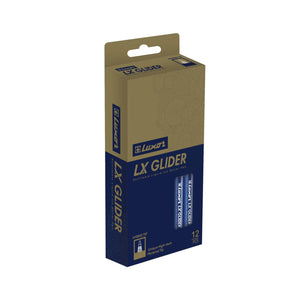 Luxor- Glider - |12 Black Color |- Refillable Liquid Ink Roller pen - 01500133