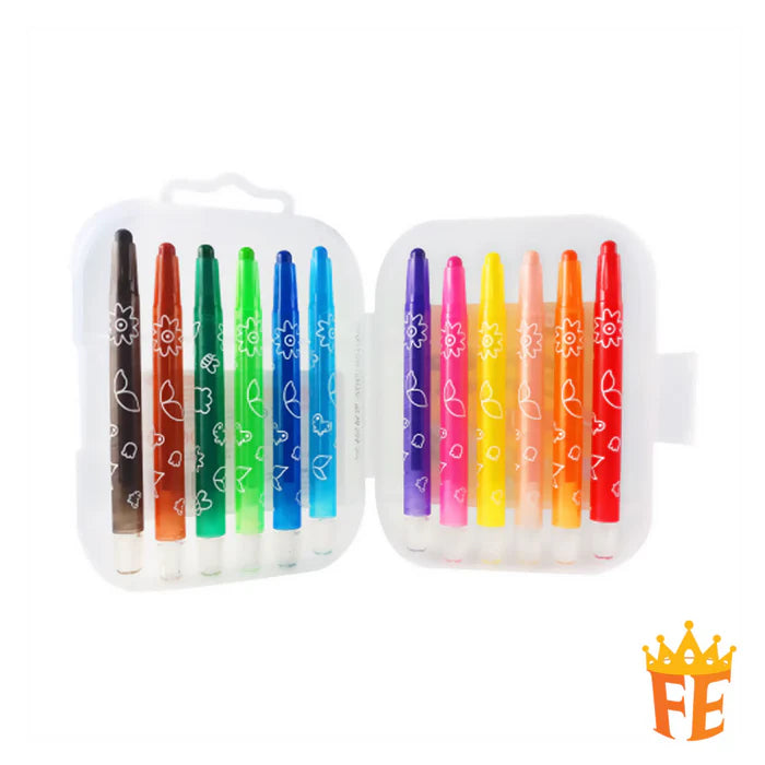 M&G - Twistable Crayons 12 Colours - Set of 2pc - 01150018