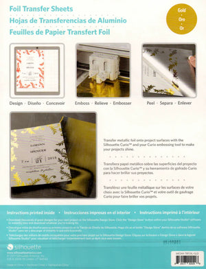 Silhouette - Foil Transfer Sheets - Gold- 01510101