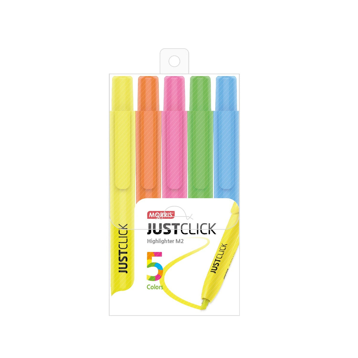 Morris Just Click Highlighters set / 5  - 01170030