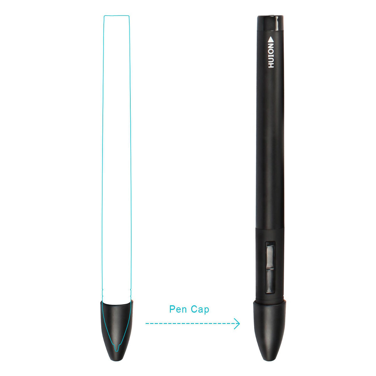 HUION 1060Plus Professional Graphics Pen Tablet - 04440007