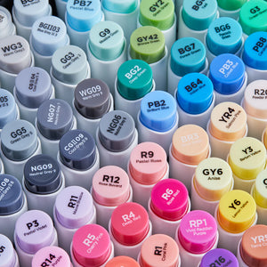 Ohuhu Honolulu, Art markers Brush & chisel – Basic Colors - Set of 120 -  Mogahwi Stationery