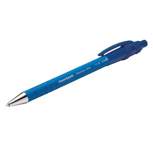 Paper Mate, FlexGrip Ultra Retractable Ballpoint Pens, Medium Point, Blue, (1.0mm)|Set of 3pc  - 17250275