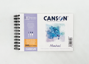 Canson Spiral Montval of 12 Sheets 10.5 x 15.5 cm 300 g/m² - 07021808
