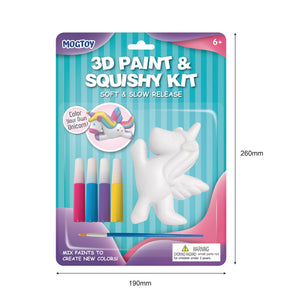 MOGTOY- 3d Paint & Squishy Unicorn Kit-17290034