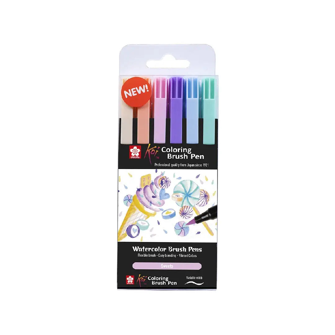 Sakura KOI COLOR BRUSH SWEETS SET 6 - 02130757