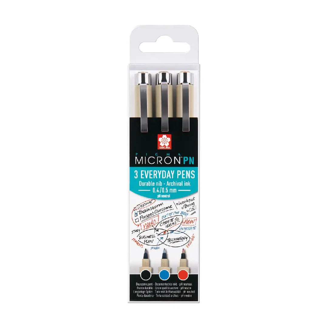 Sakura PIGMA MICRON PN OFFICE SET 3 - 02130763