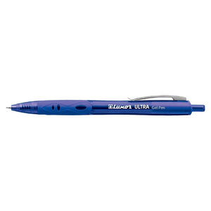 Luxor- Ultra Gel Pen- |3 Assorted Colors (Black& Blue& Red)| Set of 3packet- 01500142