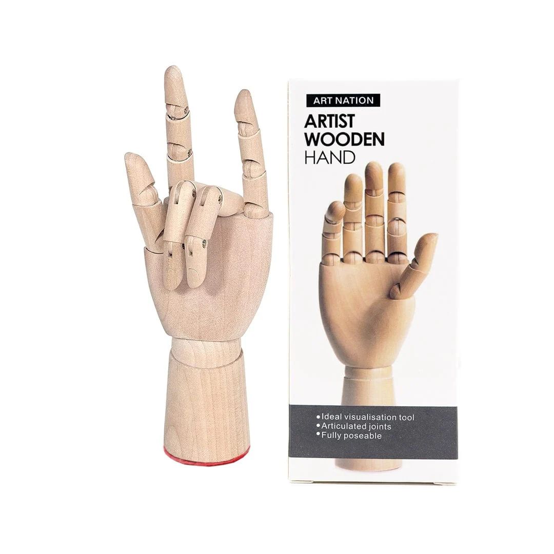 Art Nation, wooden hand 24cm - 17330077