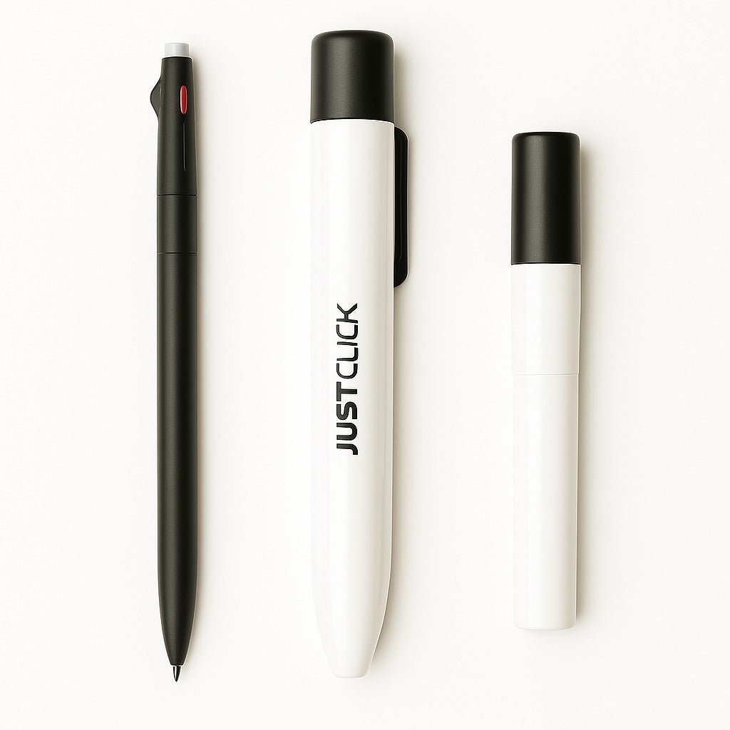 Morris Star Flo Pen 3C / Black+Morris Whiteboard Marker M Chisel / Black+ Morris Whiteboard Marker M Refill / Black-01170027