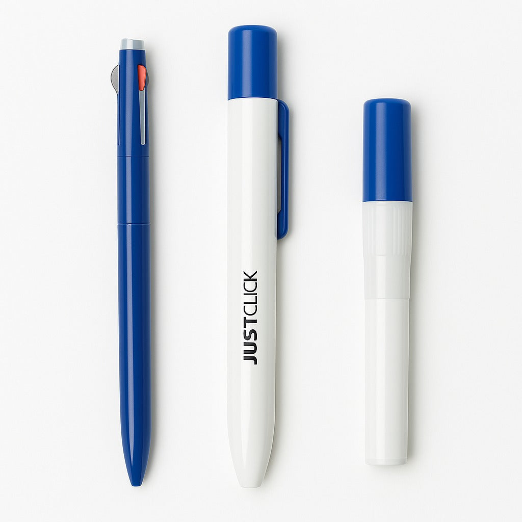 Morris Star Flo Pen 3C / Blue+Morris Whiteboard Marker M / Blue+Morris Whiteboard Marker M Refill / Blue-01170028