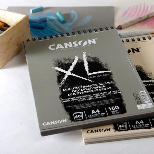CANSON SPP CANXL SAND GRAIN GRIS 40S A4 160G-C400110395-07021907