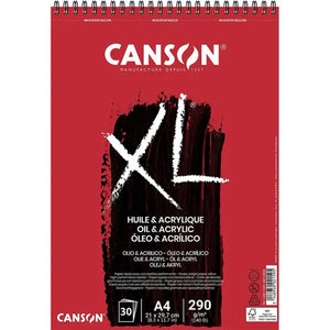 CANSON SPP CANXL HUILE ACRYLIQUE 30F A4 290G-C400110401-07021948
