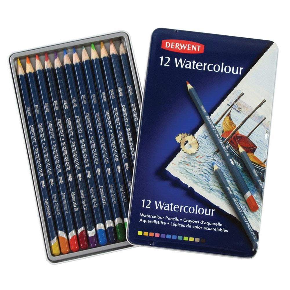Coffret bois de 72 crayons à encre aquarellables - INKTENSE
