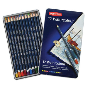 Derwent Watercolor Pencils Set 12 Colors - 04500034