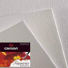 Canson Figueras Oil Paper - Canvas Grain 290 GSM - 24 x 33 cm - 10 sheet - 07021531