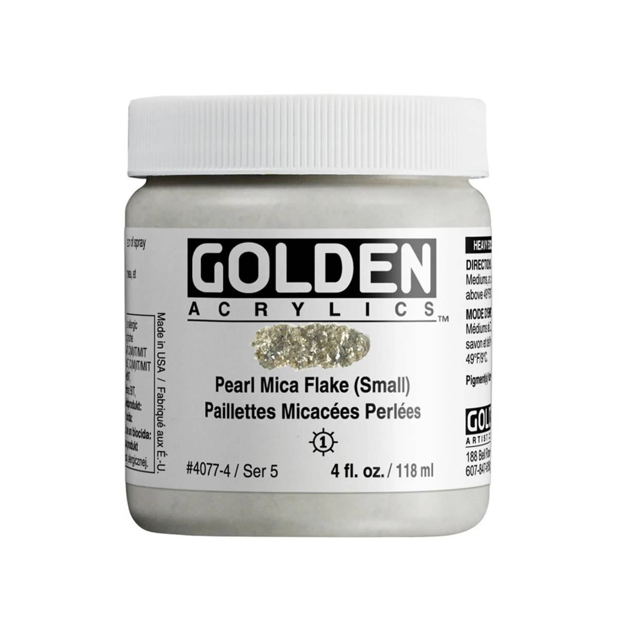 Golden - Pearl Mica Flake Small-118ml-01360116