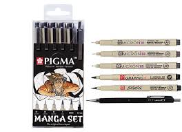 Sakura MANGA PIGMA TOOL SET 6-02130712