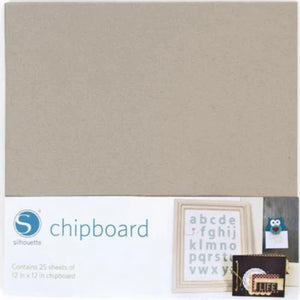 Silhouette - Chipboard Sheet - 25 sheets (30cmx30cm) - 01510246