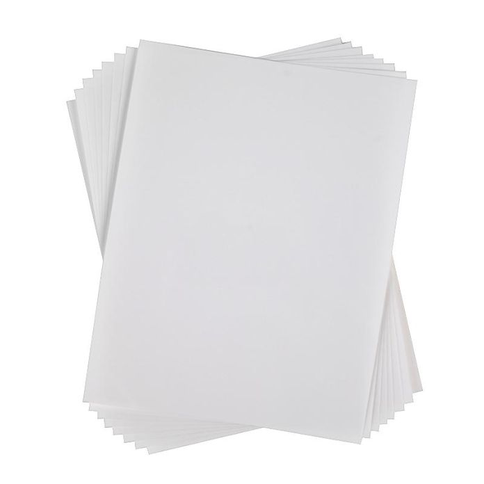 Silhouette- Sticker Sheets- Printable Clear paper- 01510078