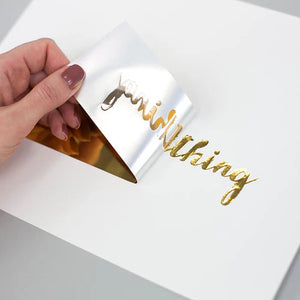 Silhouette - Foil Transfer Sheets - Gold- 01510101