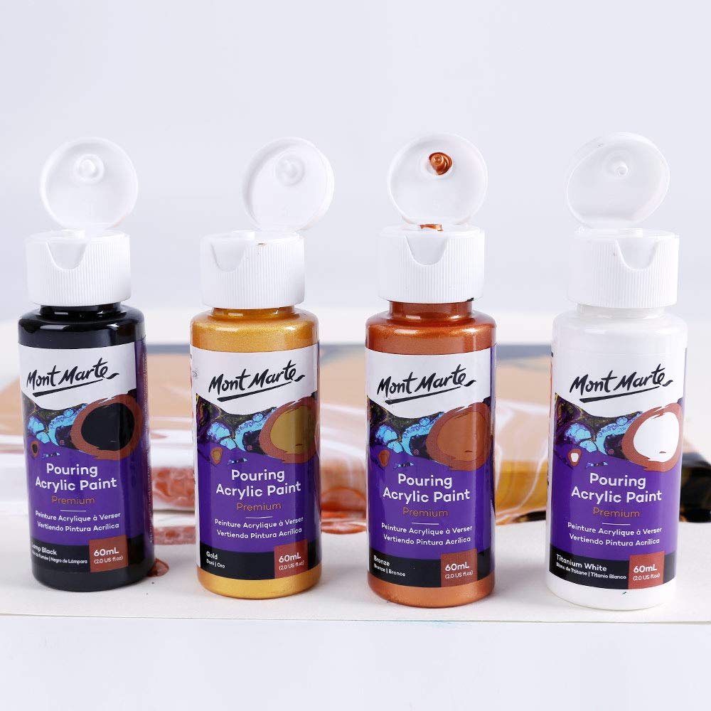 Mont Marte Pouring Acrylic 4pcx60ml  Celestial SET OF 2-04530510