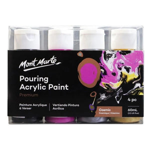 Mont Marte  Pouring Acrylic 4pcx60ml  Cosmic SET OF 2-04530507