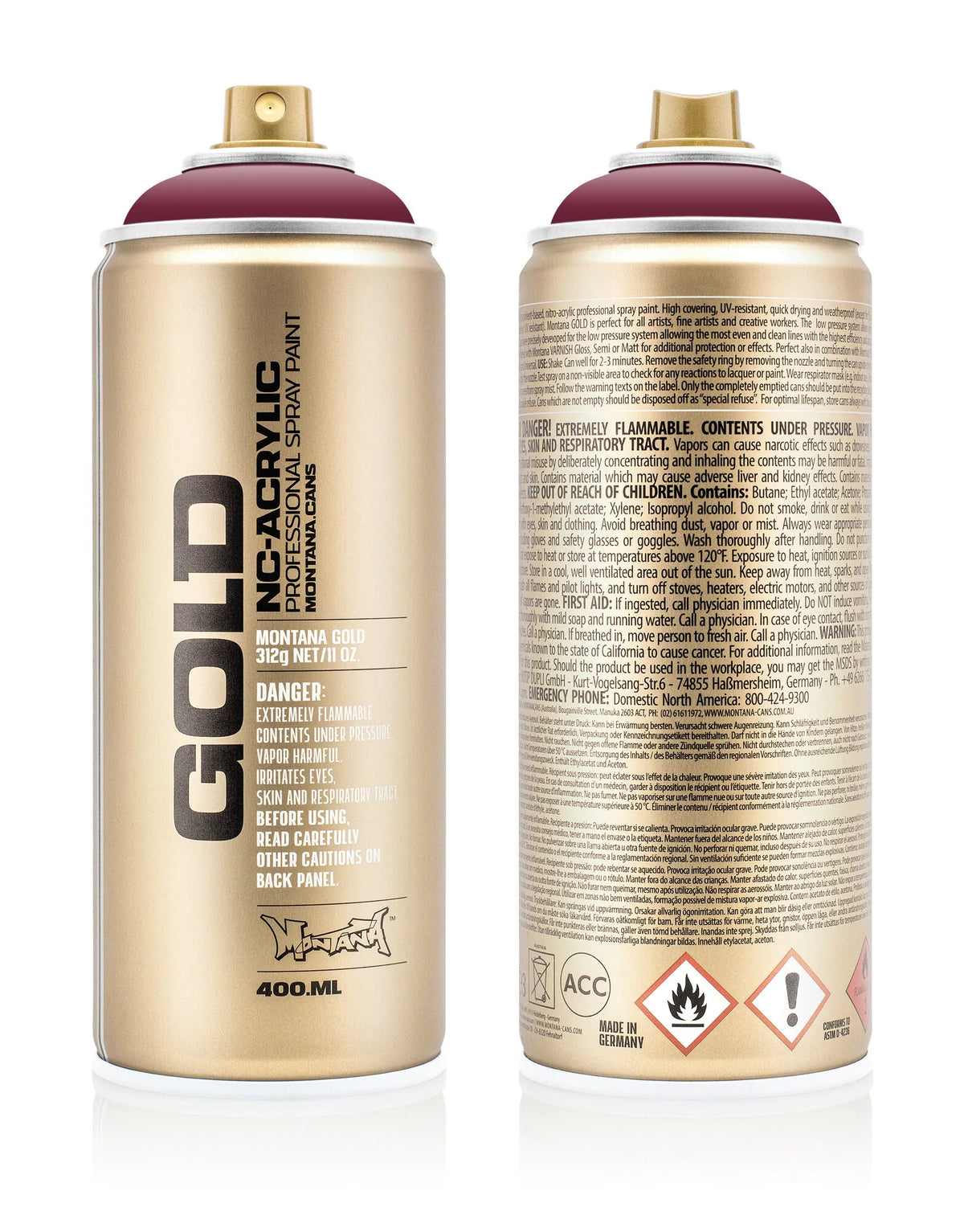 GOLD 4040 Power Pink 400ML -05620602