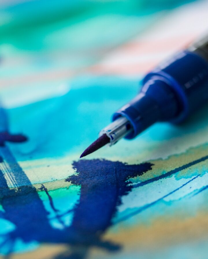 Molotow- Aqua Ink Softliner Brush- Assorted Colors Set 12 Pump Marker - (200.285)- 05600084