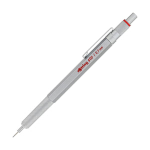 rOtring 600 Mechanical Pencil, 0.7 mm, Silver - 17250091