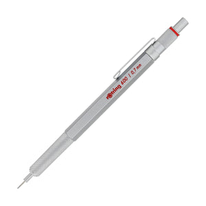rOtring- 600 Mechanical Pencil, 0.7 mm, Silver - 17250091