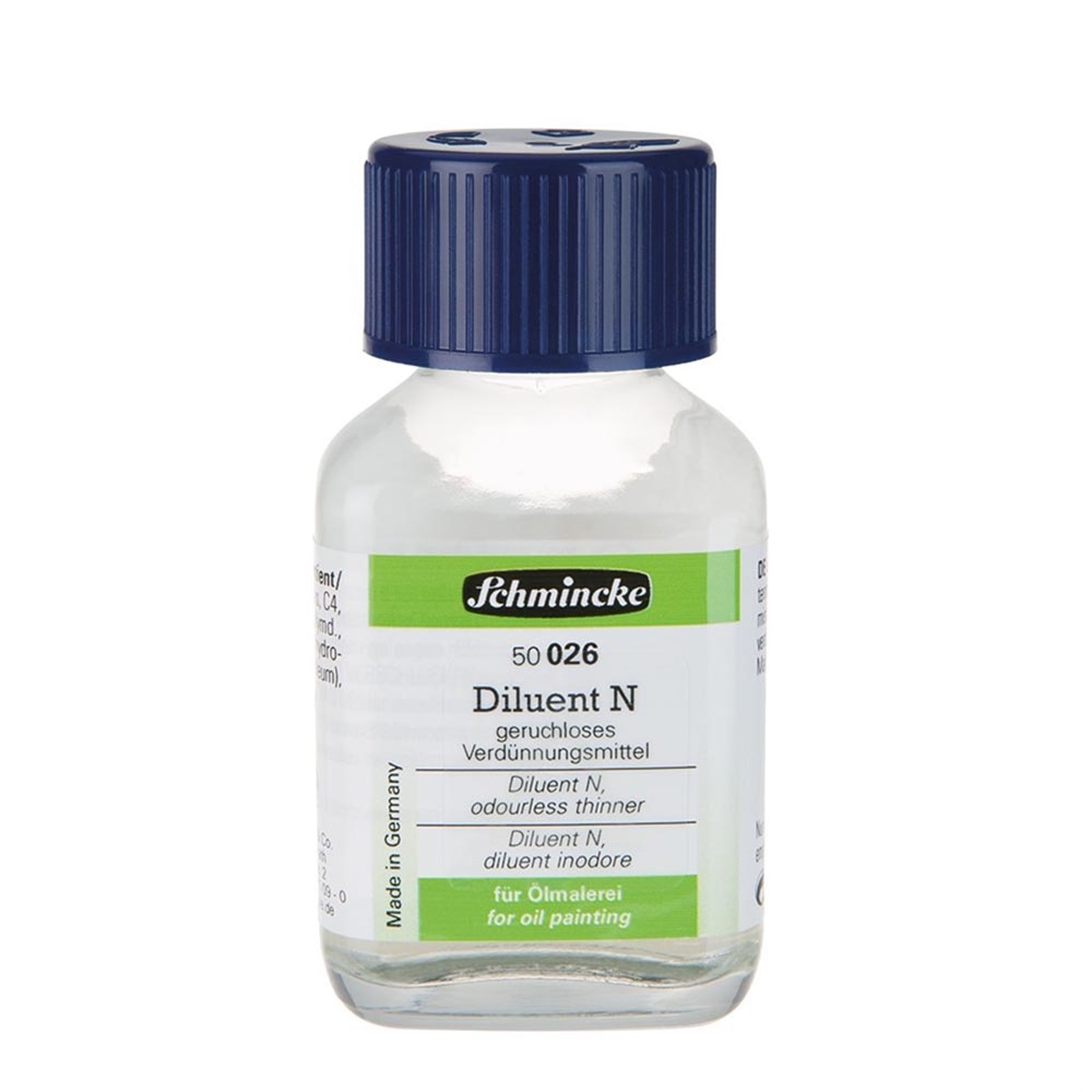 Schmincke Mediums Diluent N Odourless Thinner, (50026) 60 ml - 05640132