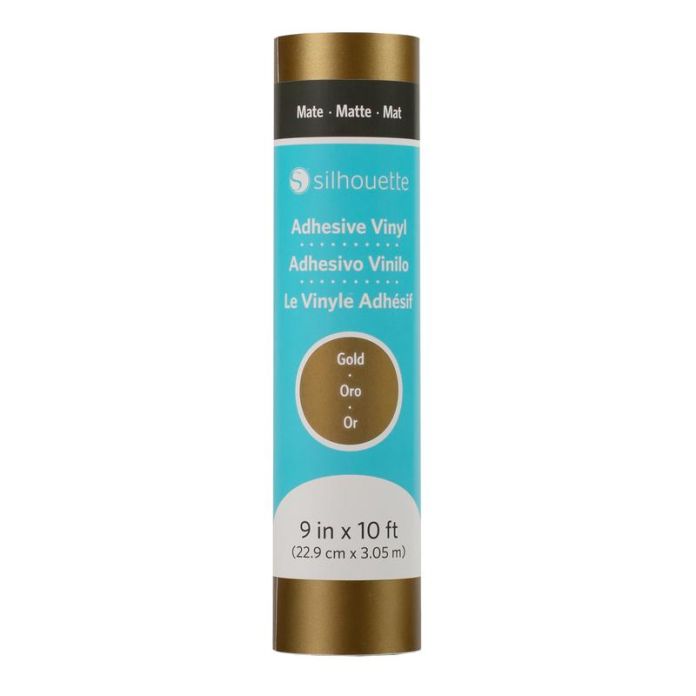 Silhouette - Matte Vinyl- Gold- (22.9cm x 3.05m) - 01510183