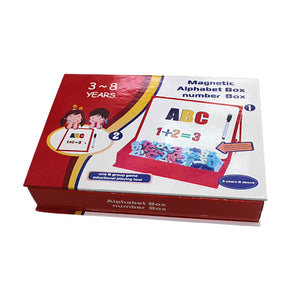 Educational Box with English Alphabets & Numbers on Boards  - 03992499